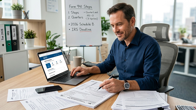 How to File Form 941: A Step-by-Step Guide for Employers (2026)